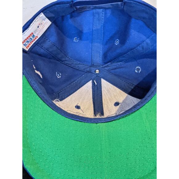 NEW Los Angeles Dodgers 90s Boxseat BLOCK script Logo snapback hat MLB vtg NWT - Picture 4 of 4